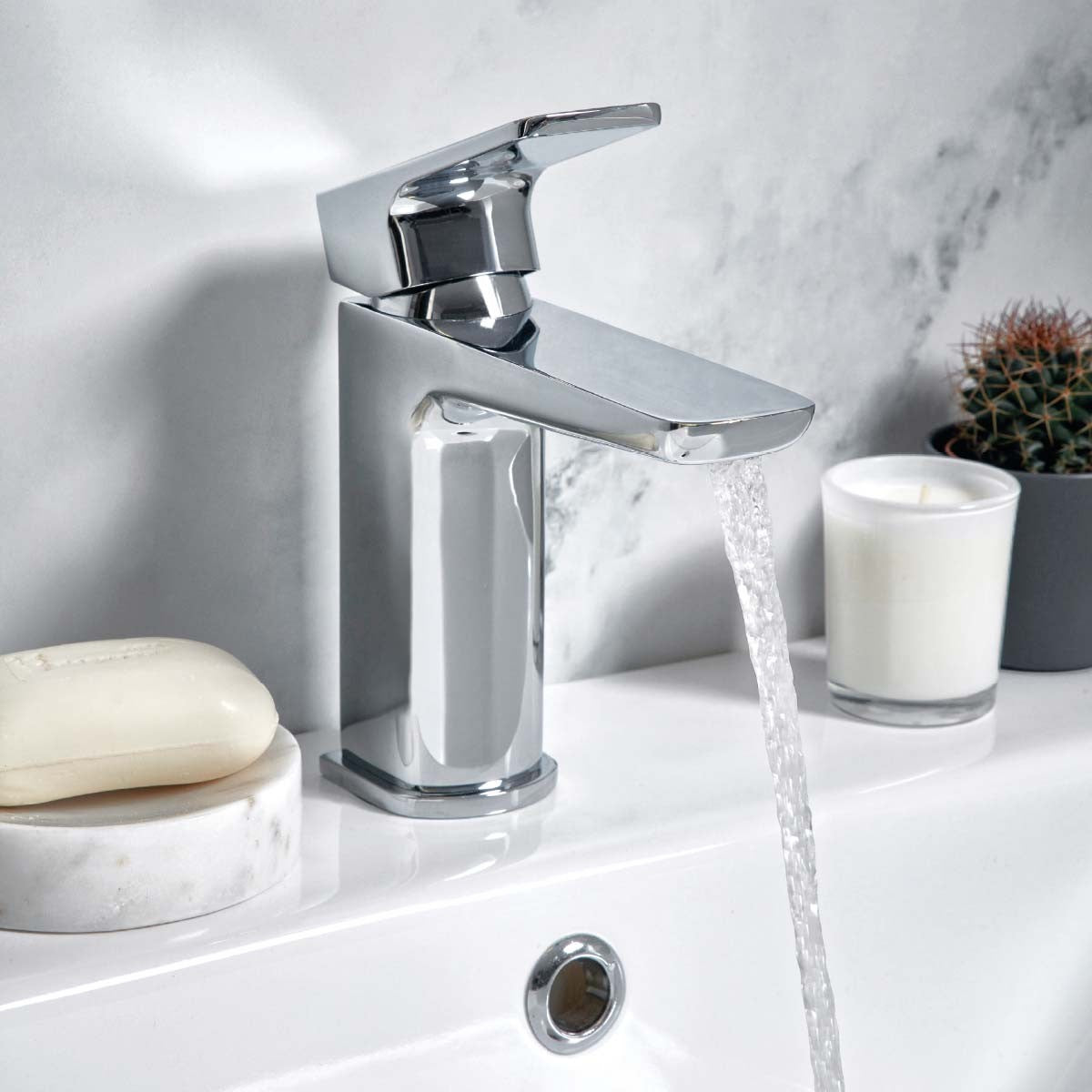 Mitigeur monobloc de lavabo Muro Chrome