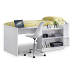 Canapé-lit mi-haut Noel White avec bureau