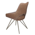 Chaise de salle à manger en cuir Newman