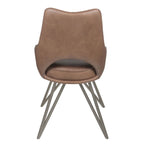 Chaise de salle à manger en cuir Newman