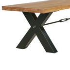 Banc de salle à manger en chêne Nerida