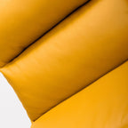 Fauteuil pivotant en acier brossé Nicosia