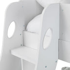 Lit superposé Ozzy simple et double avec rangement