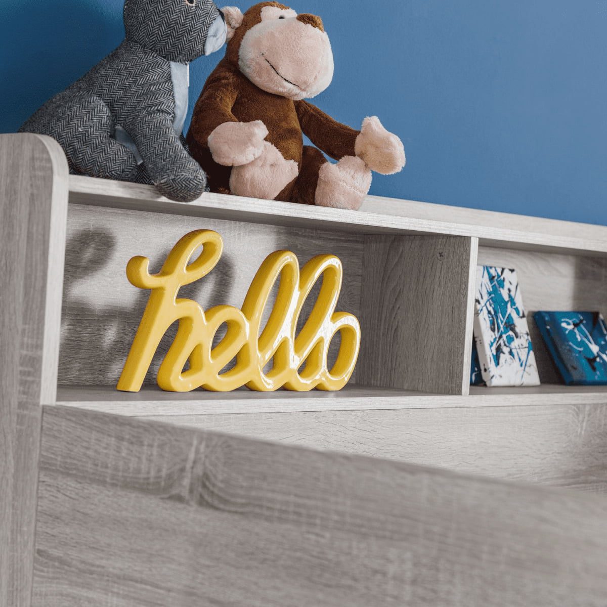 Lit superposé Ozzy avec étagères