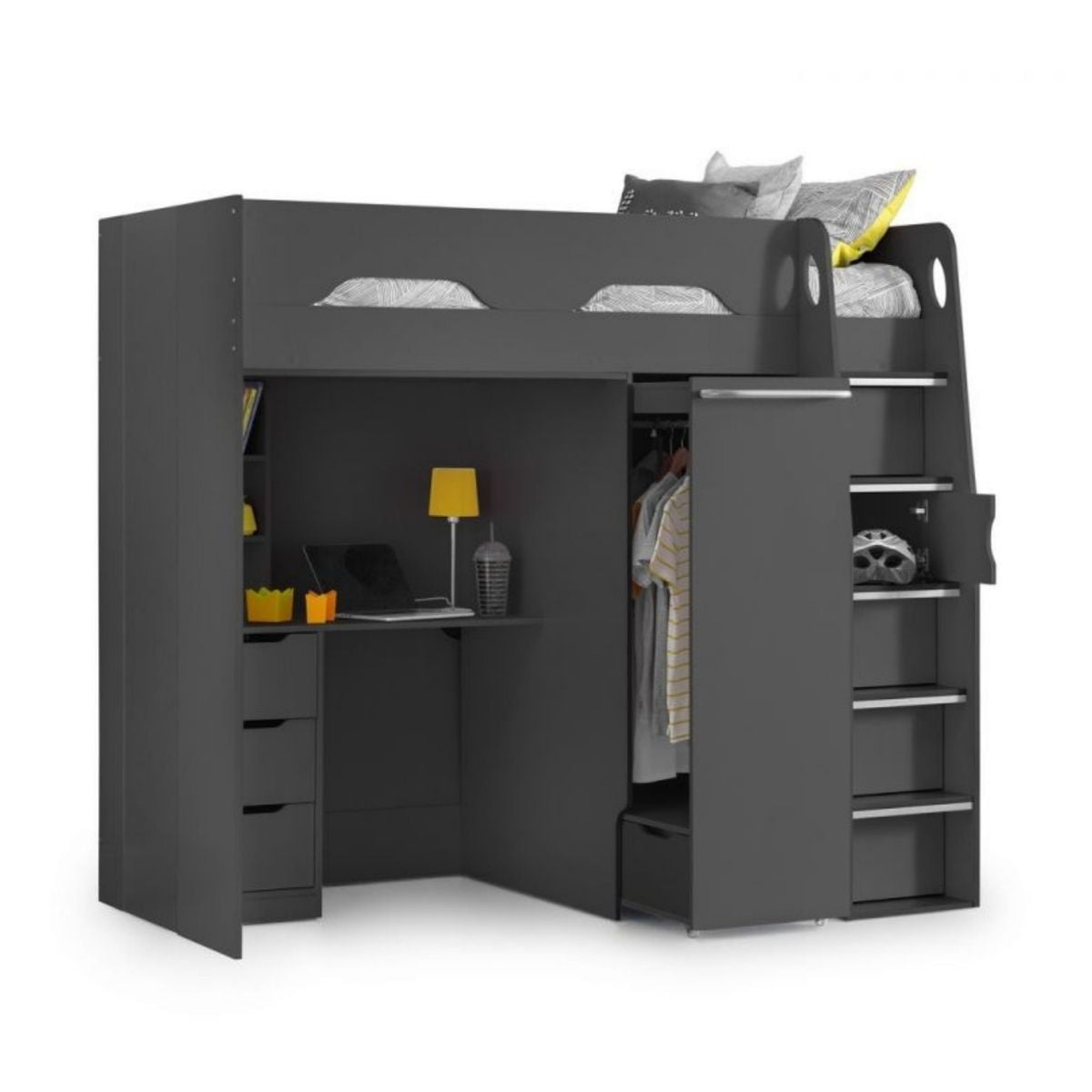 Lit mezzanine Pedro et bureau