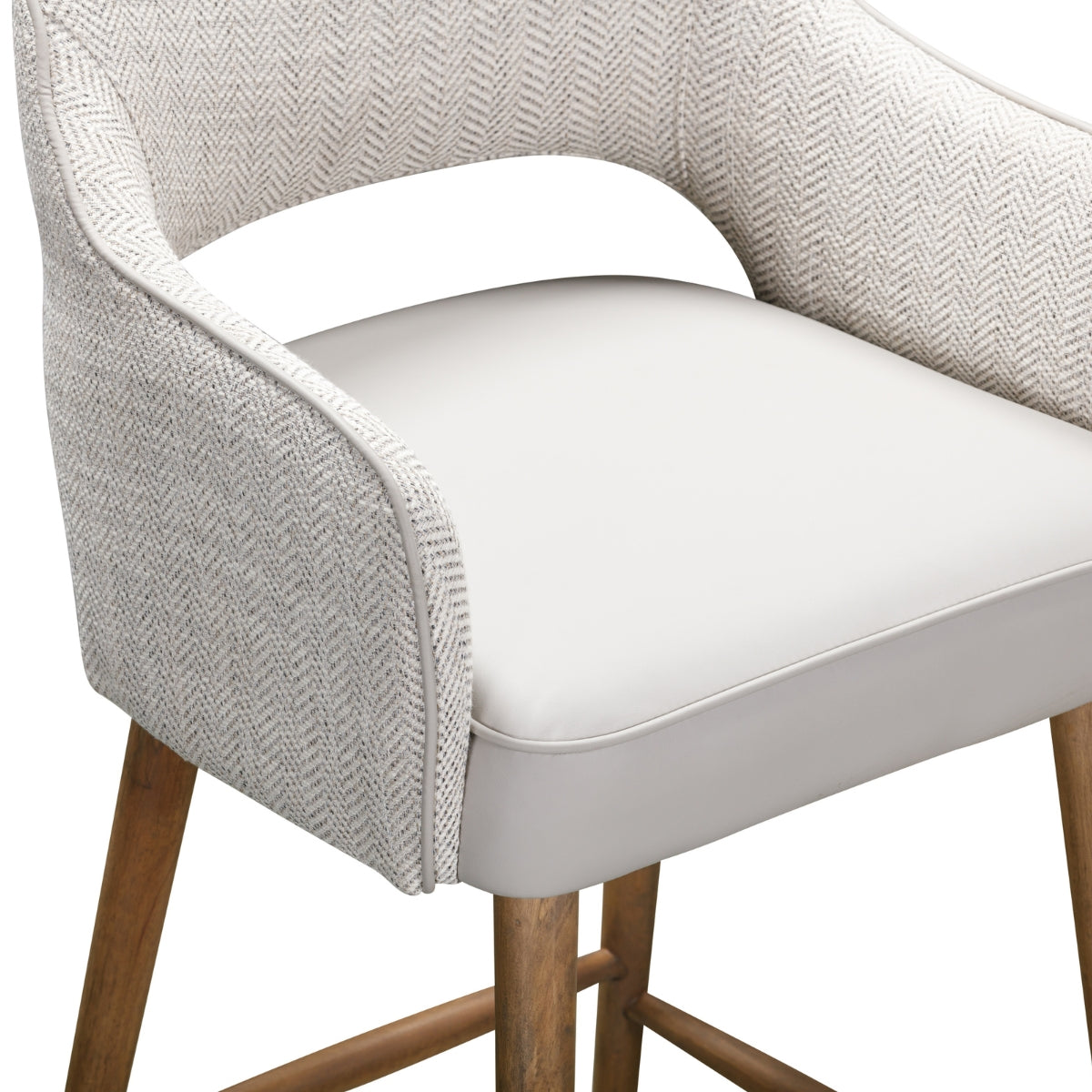 Tabouret de bar contemporain rembourré Pizzoli