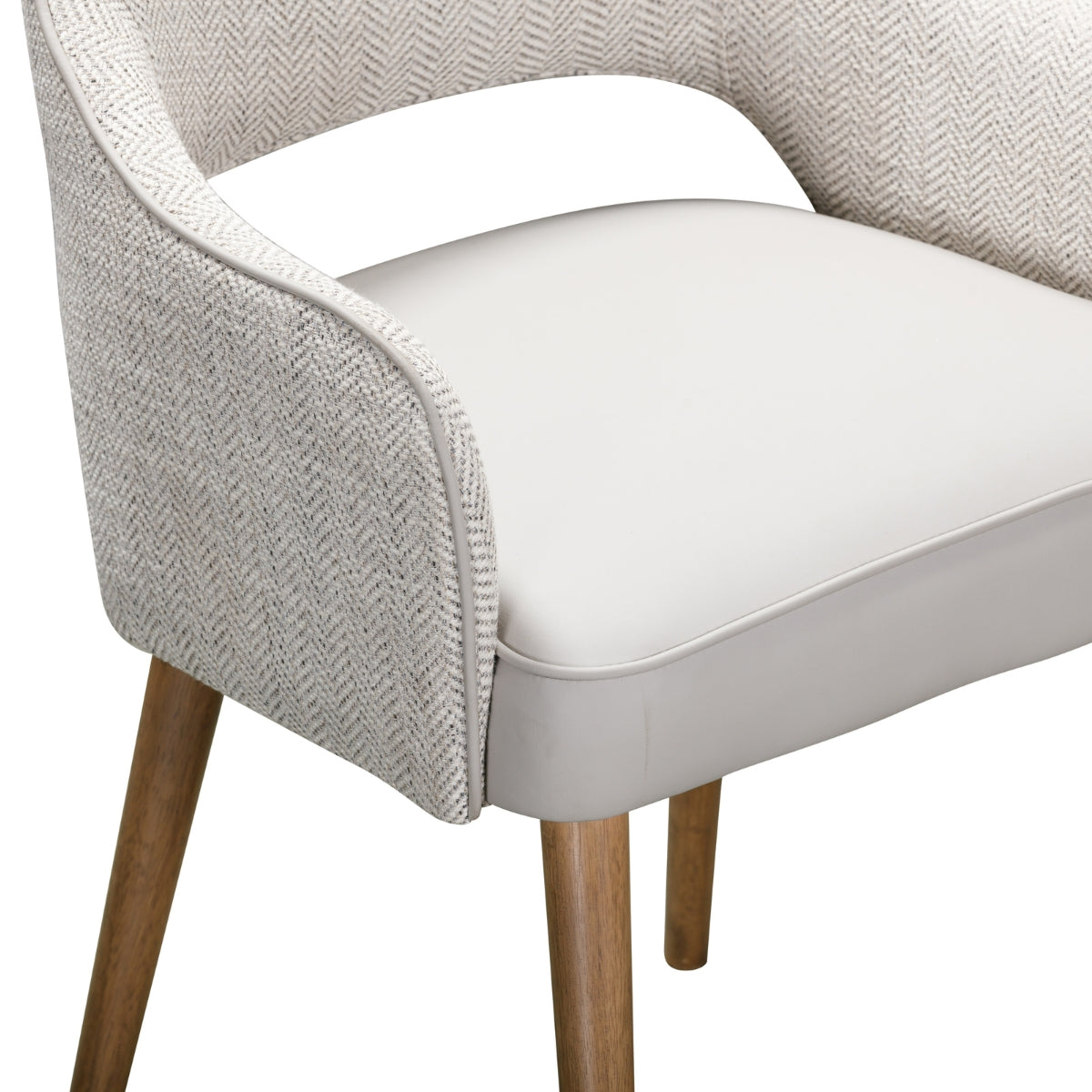 Chaise de salle à manger rembourrée contemporaine Pizzoli