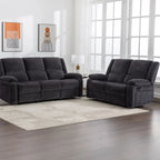 Canapé inclinable 2 places Polly Charcoal