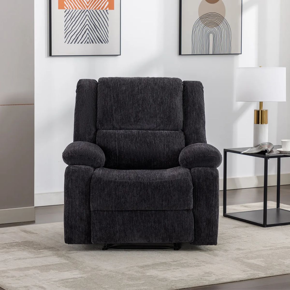 Fauteuil inclinable Polly Charcoal