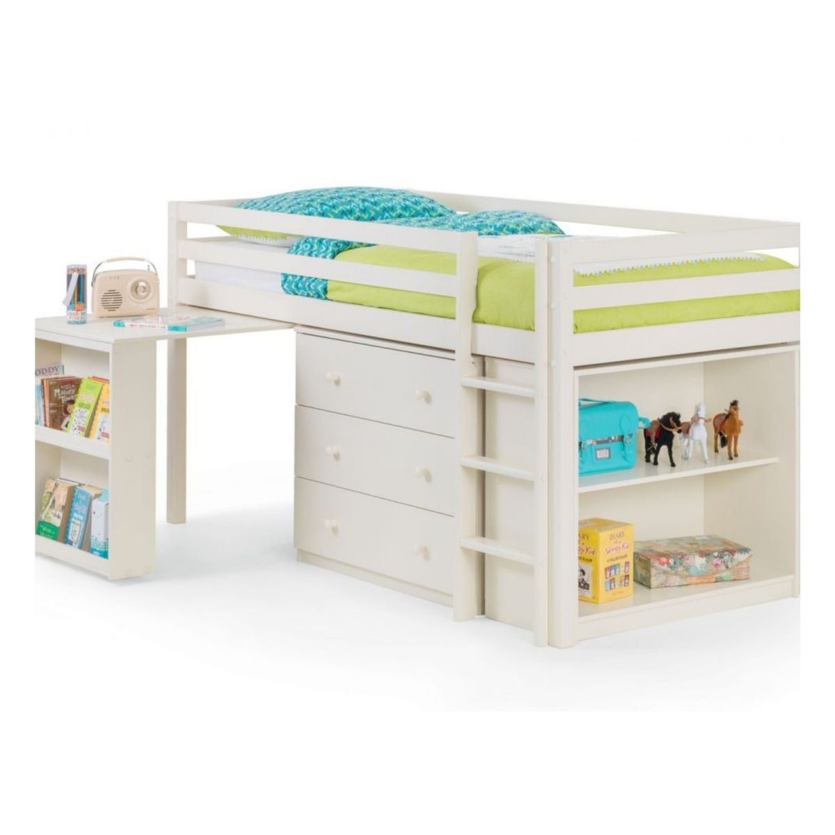 Lit mezzanine Rathlin Sleepstation avec rangement