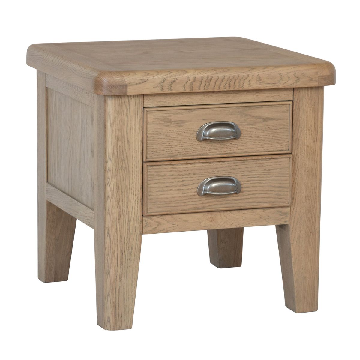 Table de chevet Rigel en chêne fumé