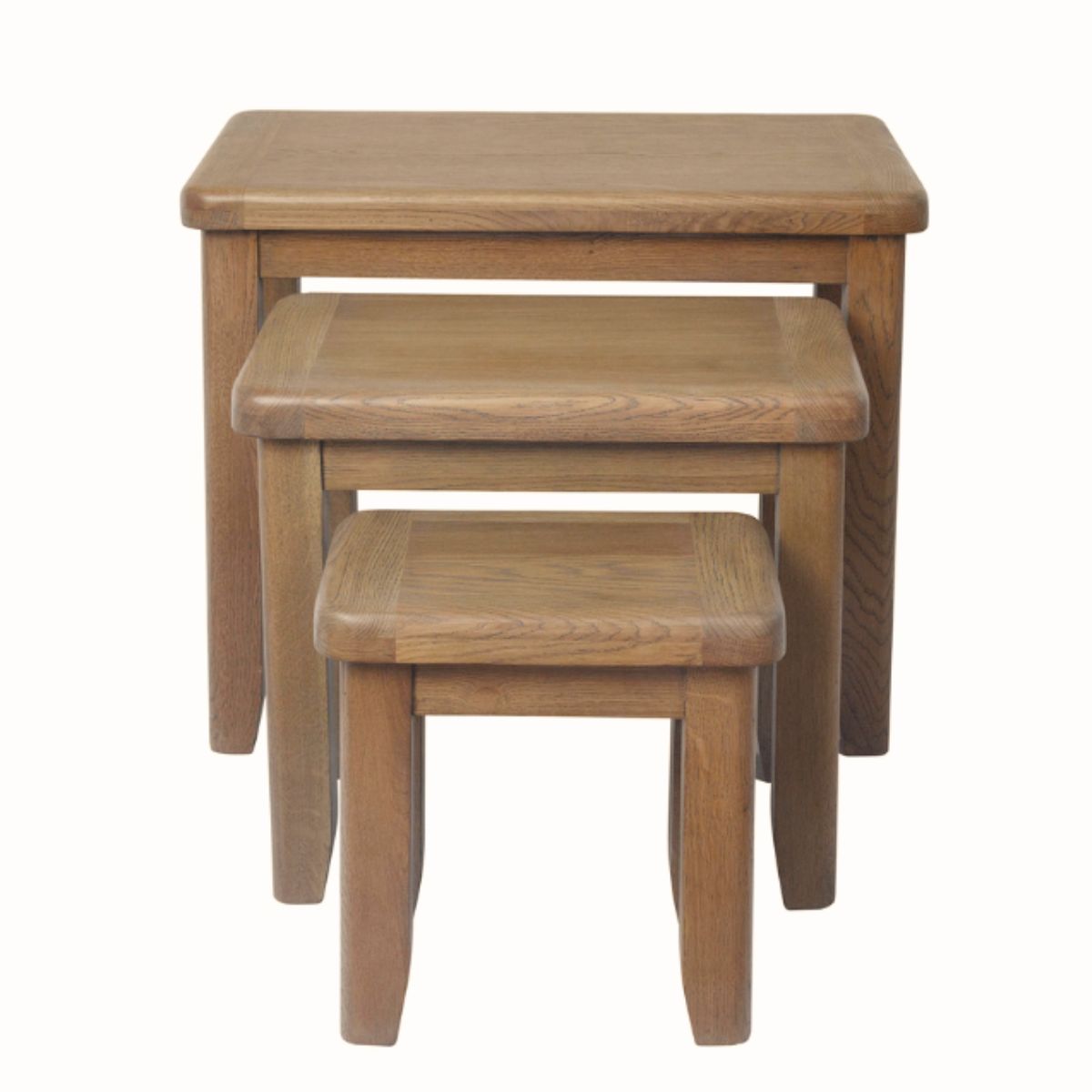 Tables gigognes en chêne fumé Rigel