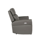 Fauteuil inclinable électrique 2 places en cuir Rosslare