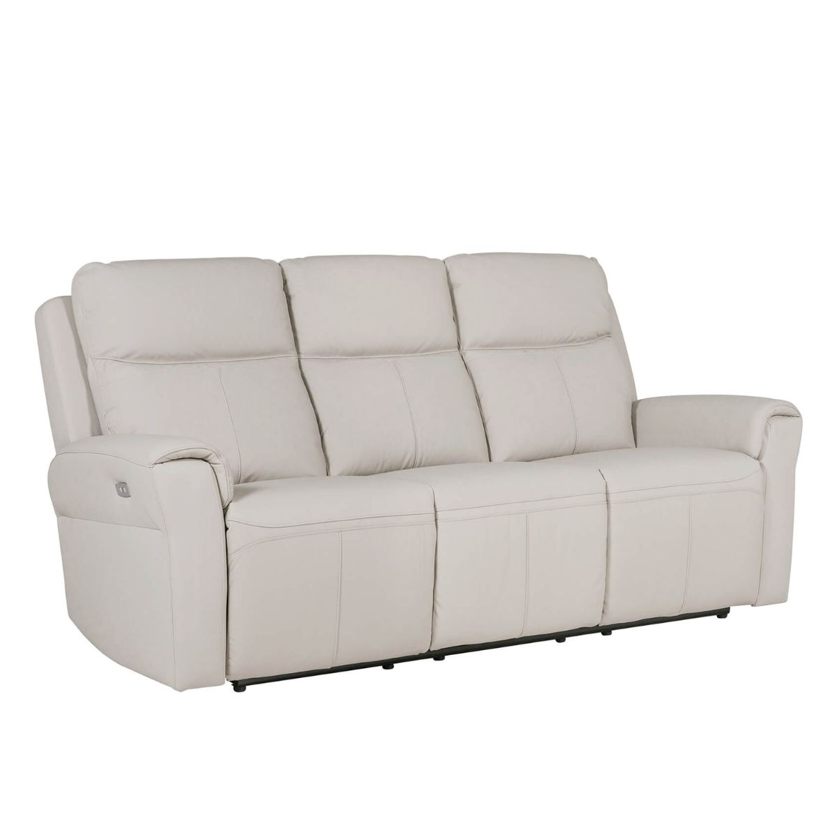 Fauteuil inclinable électrique 3 places en cuir Rosslare
