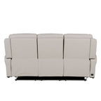 Fauteuil inclinable électrique 3 places en cuir Rosslare