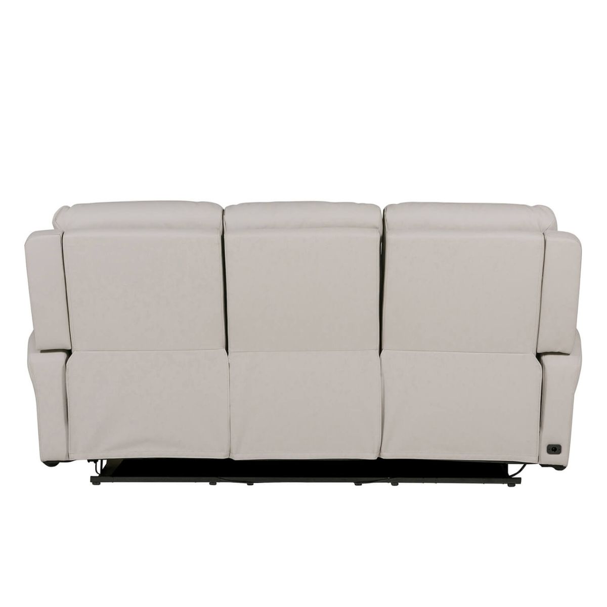 Fauteuil inclinable électrique 3 places en cuir Rosslare