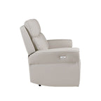 Fauteuil inclinable électrique 3 places en cuir Rosslare