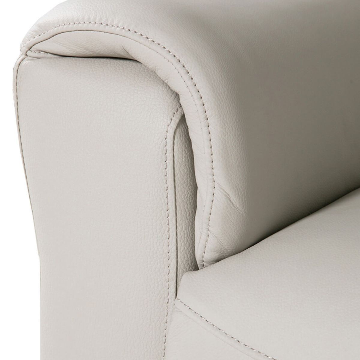 Fauteuil inclinable électrique 3 places en cuir Rosslare