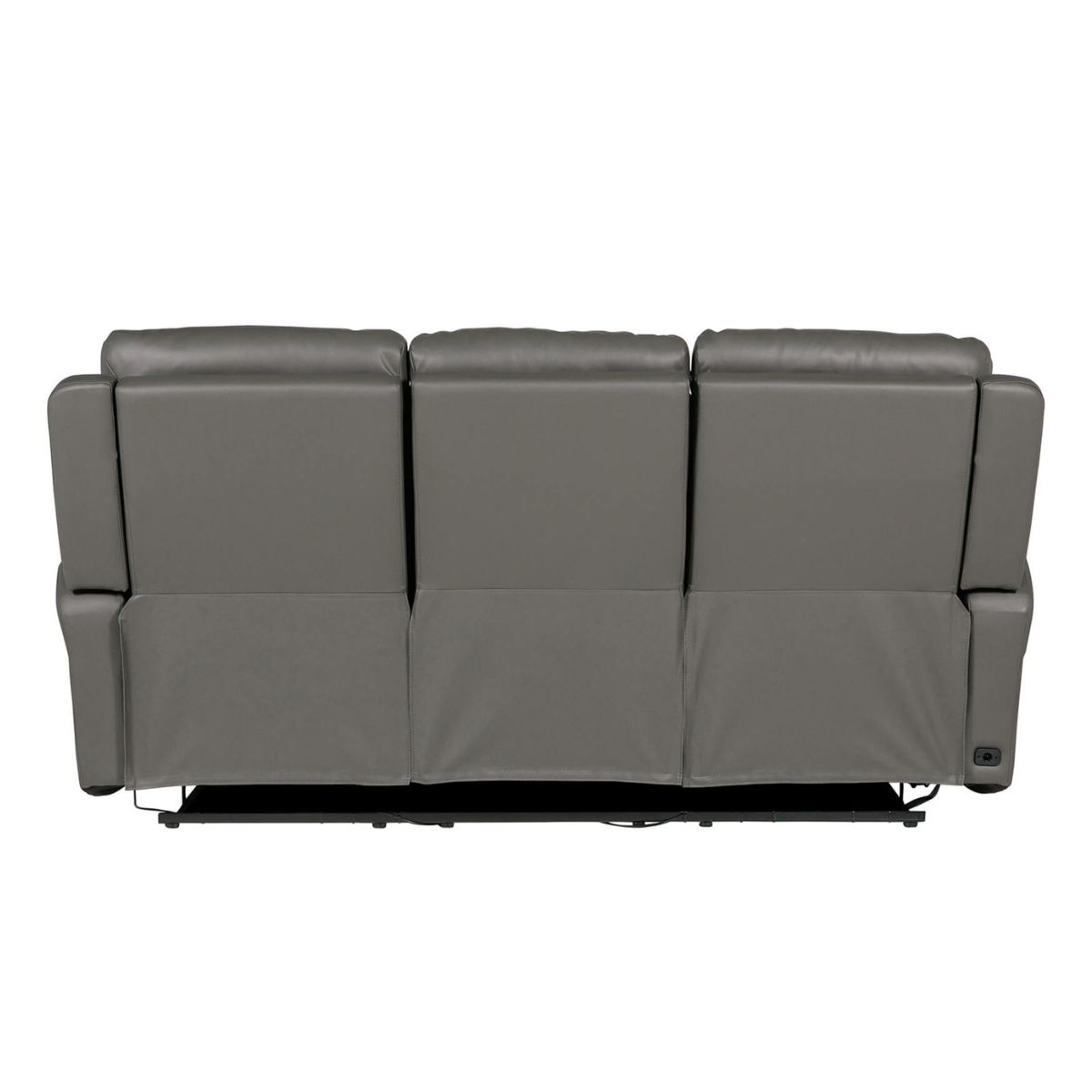 Fauteuil inclinable électrique 3 places en cuir Rosslare