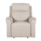 Fauteuil inclinable électrique en cuir Rosslare