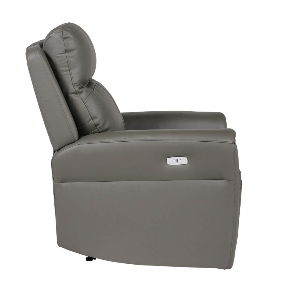 Fauteuil inclinable électrique en cuir Rosslare