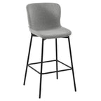 Tabouret de bar Roxie Grey Boucle