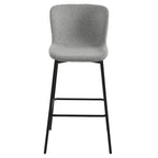 Tabouret de bar Roxie Grey Boucle