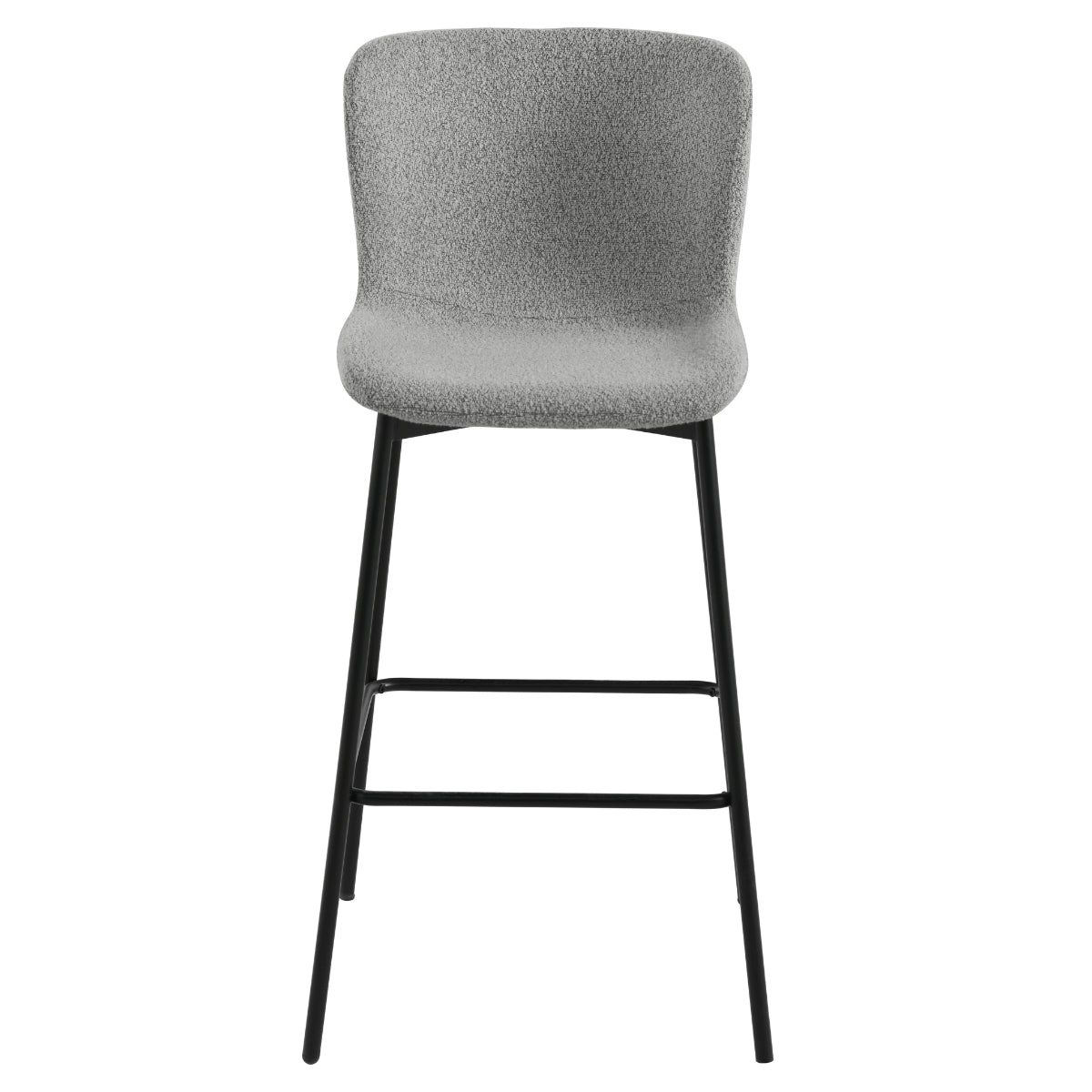 Tabouret de bar Roxie Grey Boucle
