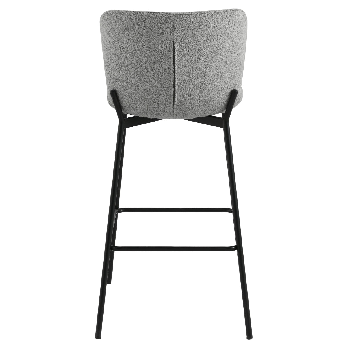 Tabouret de bar Roxie Grey Boucle
