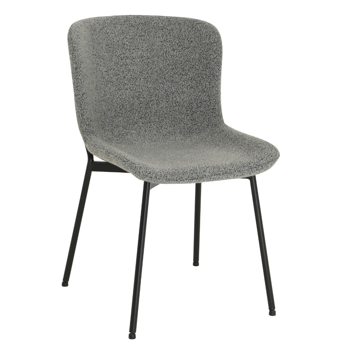 Chaise de salle à manger Roxie Grey Boucle