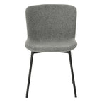 Chaise de salle à manger Roxie Grey Boucle