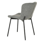Chaise de salle à manger Roxie Grey Boucle
