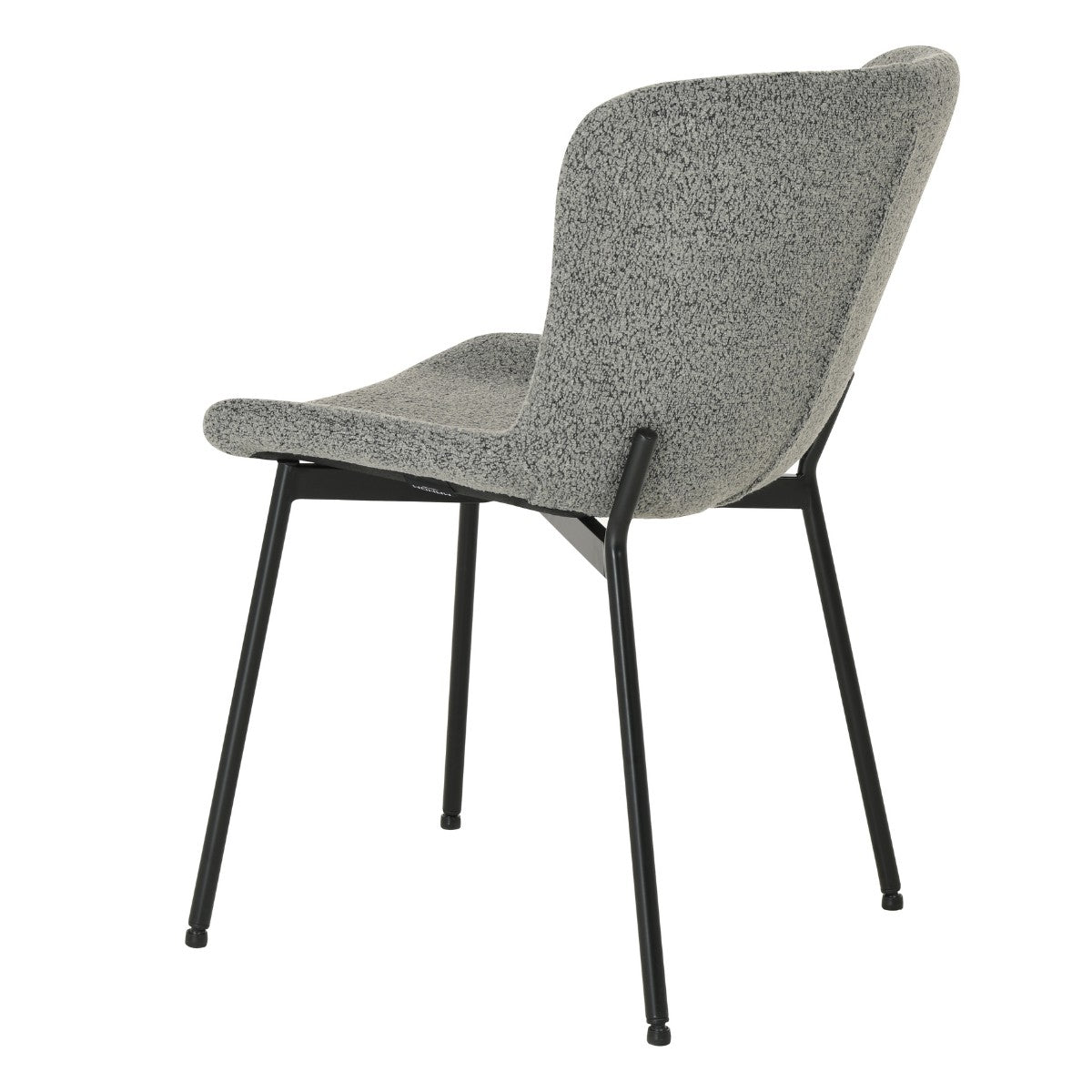 Chaise de salle à manger Roxie Grey Boucle