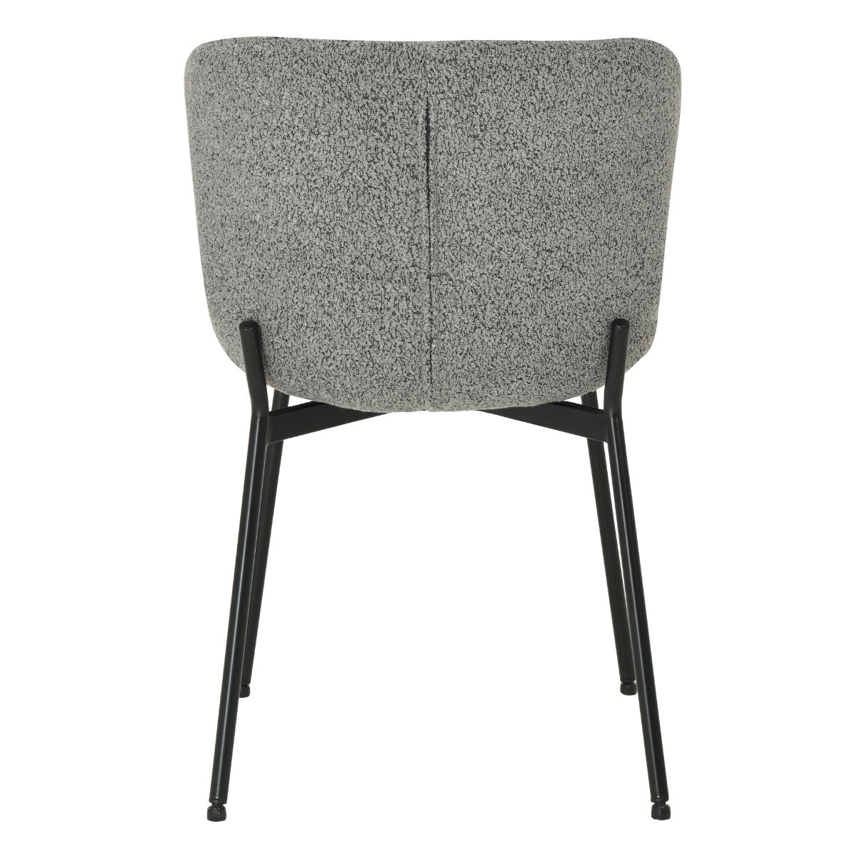 Chaise de salle à manger Roxie Grey Boucle