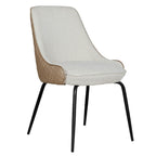 Chaise de salle à manger Sabrina à dossier incurvé