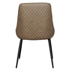 Chaise de salle à manger Sabrina à dossier incurvé