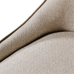 Chaise de salle à manger Sabrina à dossier incurvé