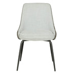 Chaise de salle à manger Sabrina à dossier incurvé