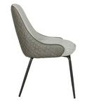 Chaise de salle à manger Sabrina à dossier incurvé