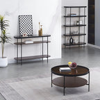 Bibliothèque haute Salem en noyer