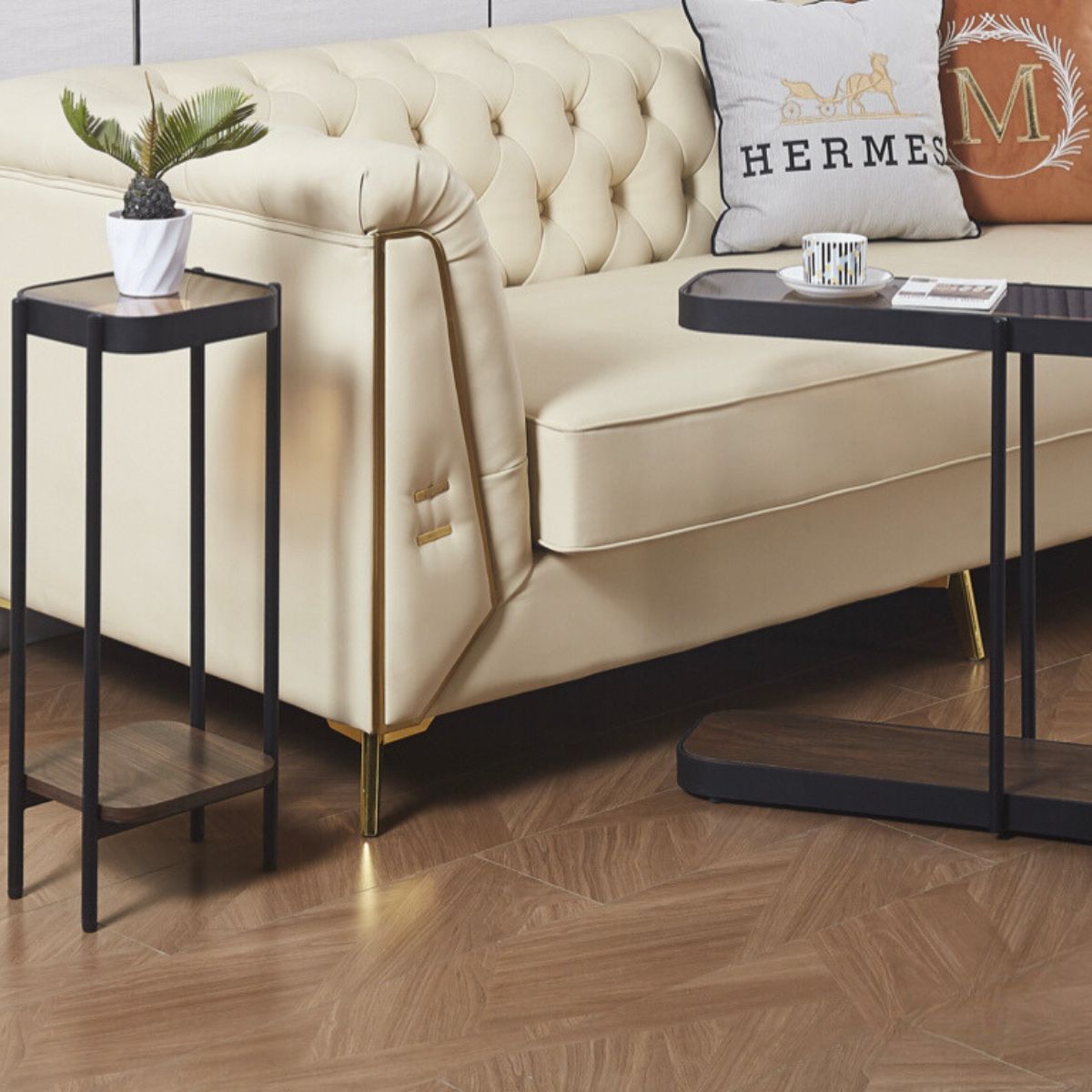 Table basse Salem en noyer