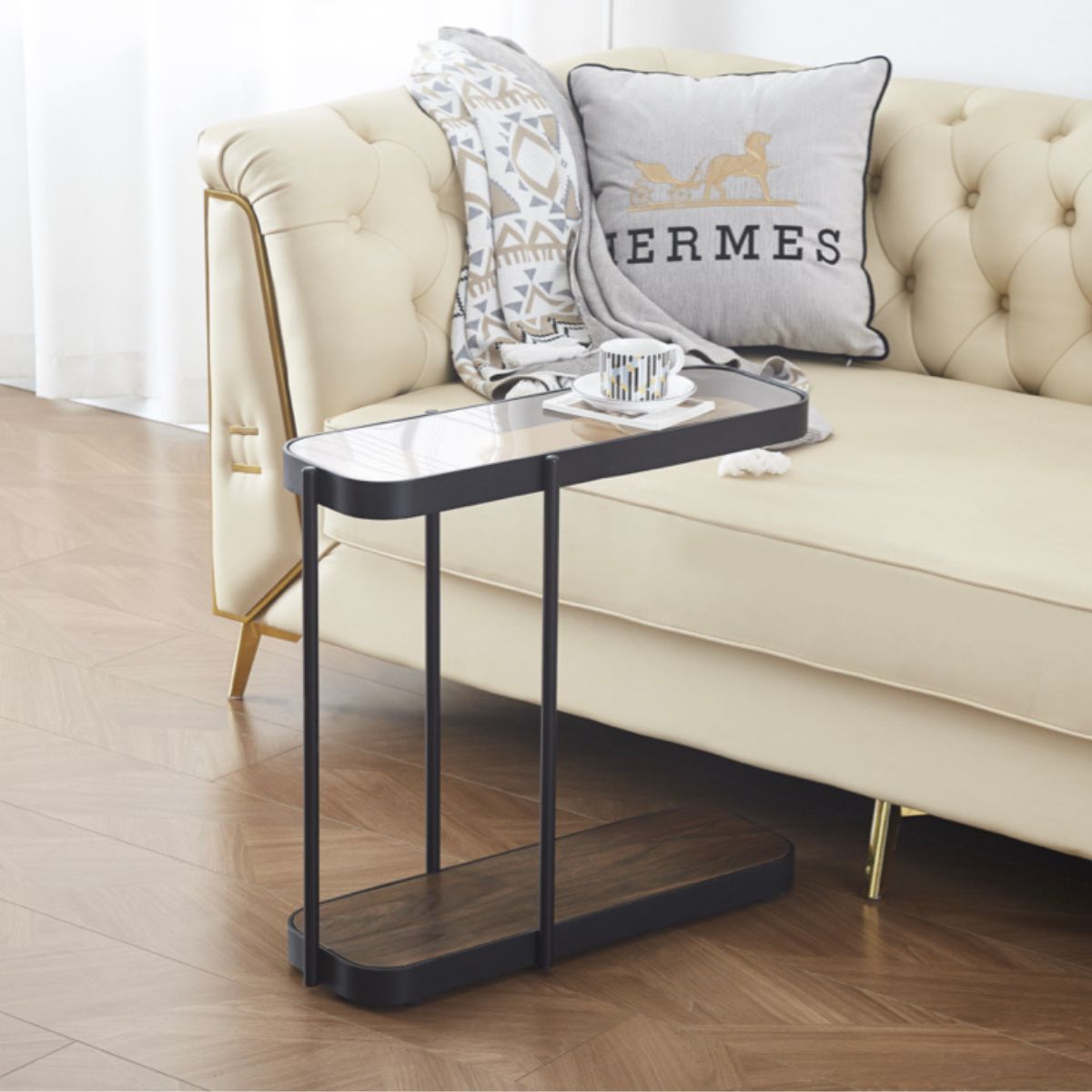 Table basse Salem en noyer