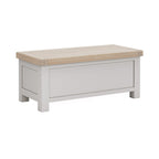 Coffre à couvertures Santana en chêne gris