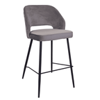 Tabouret de bar en velours Santry