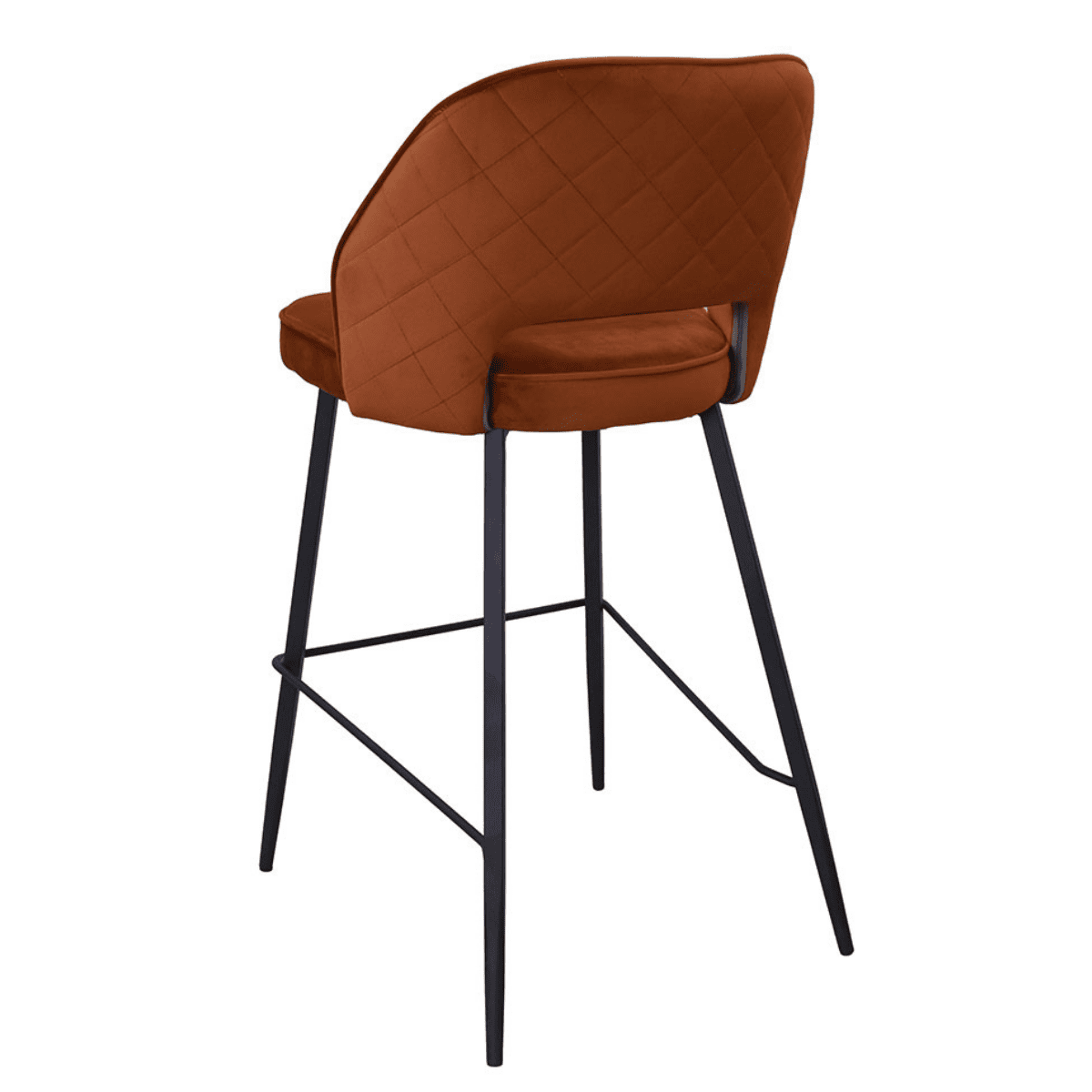 Tabouret de bar en velours Santry