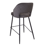 Tabouret de bar en velours Santry