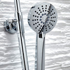 Colonne de douche rigide Serena ronde chromée