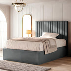 Lit ottoman capitonné Solace