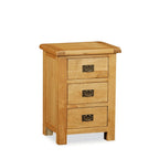 Table de chevet Sonia à 3 tiroirs en chêne