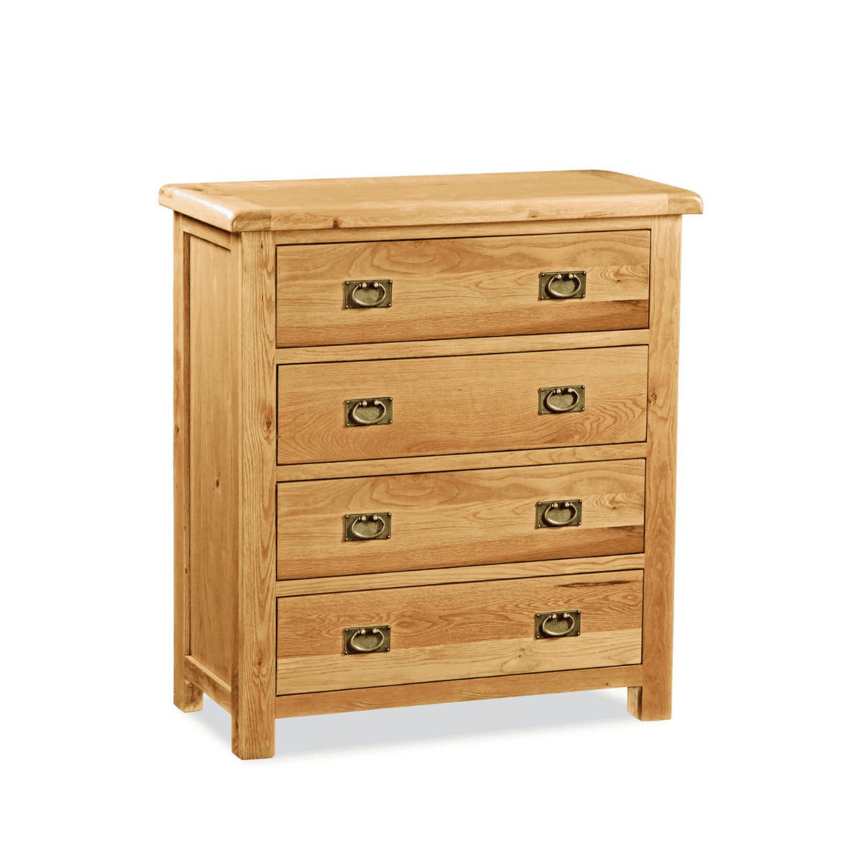 Commode Sonia à 4 tiroirs en chêne naturel